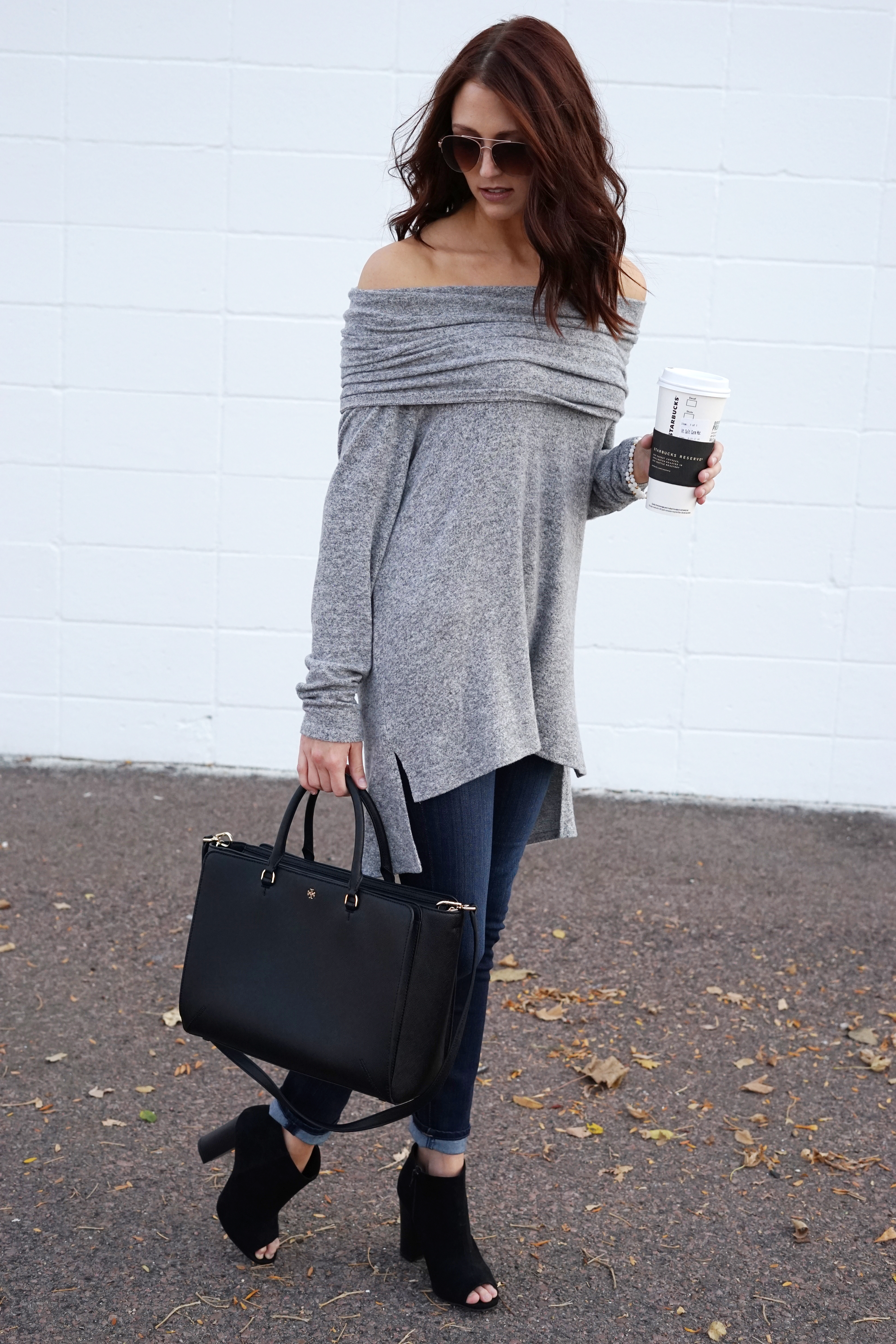 Off the Shoulder Sweater - Midwest In Style