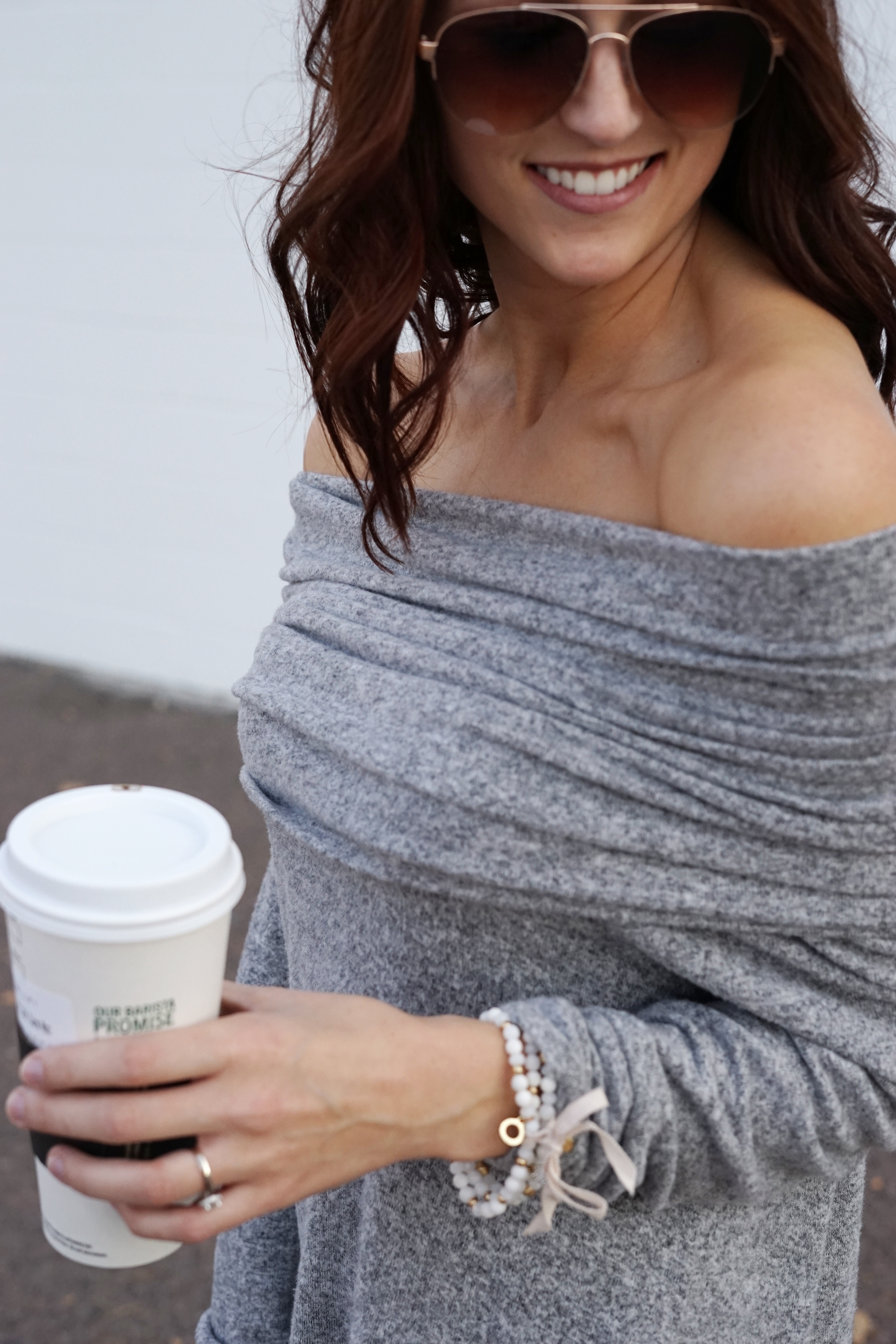 Off the Shoulder Sweater - Midwest In Style