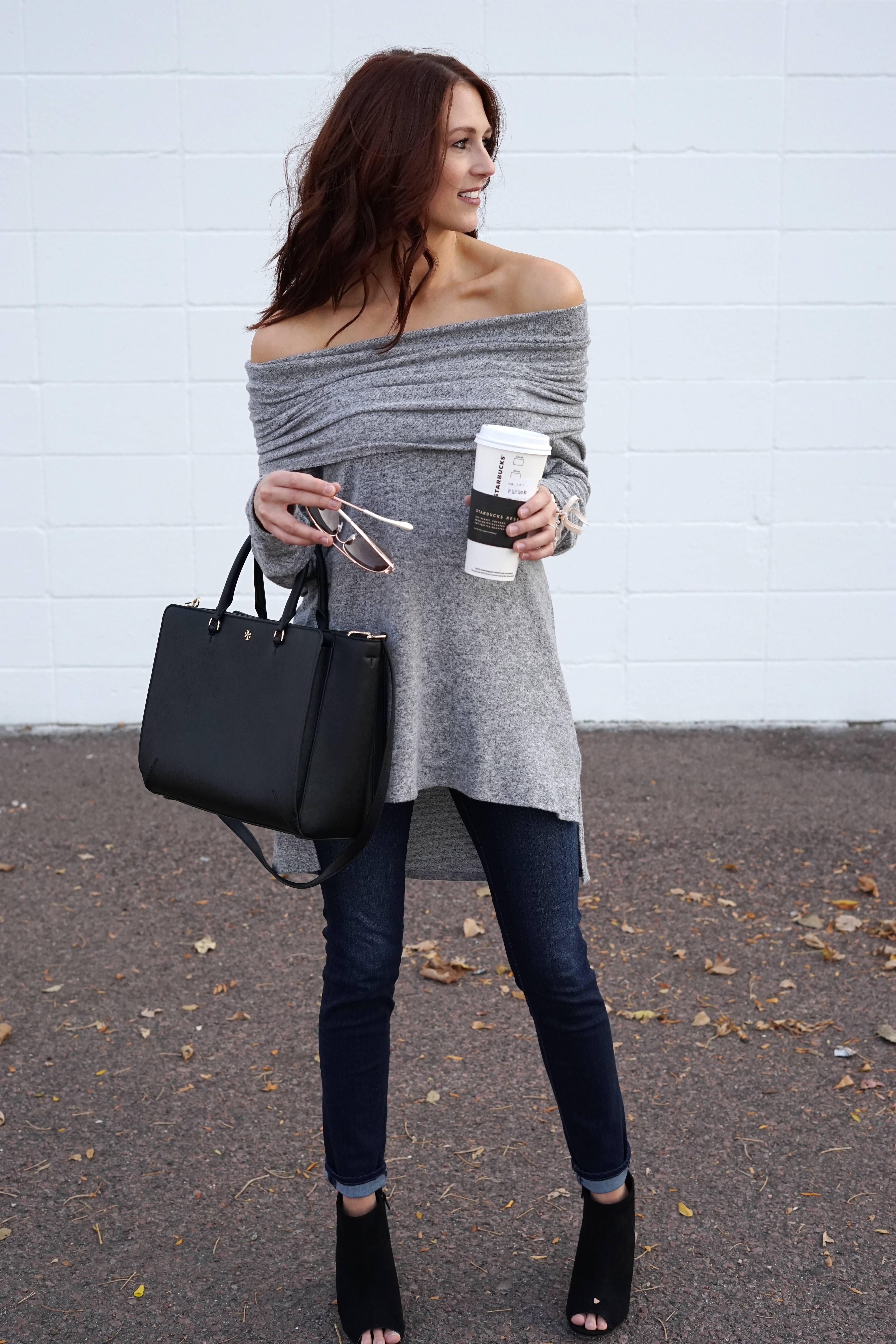 Off the Shoulder Sweater - Midwest In Style