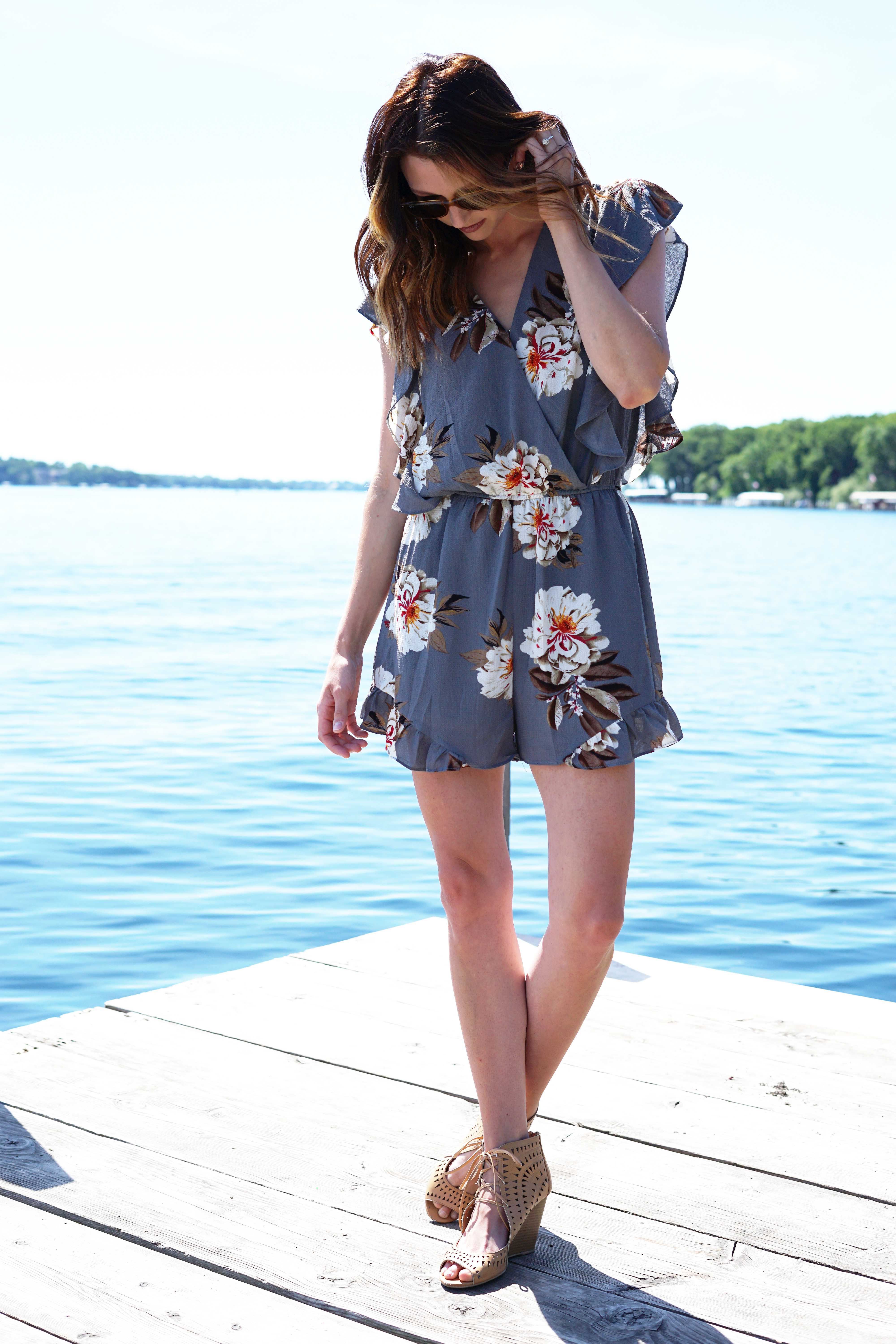 floral romper - Midwest In Style