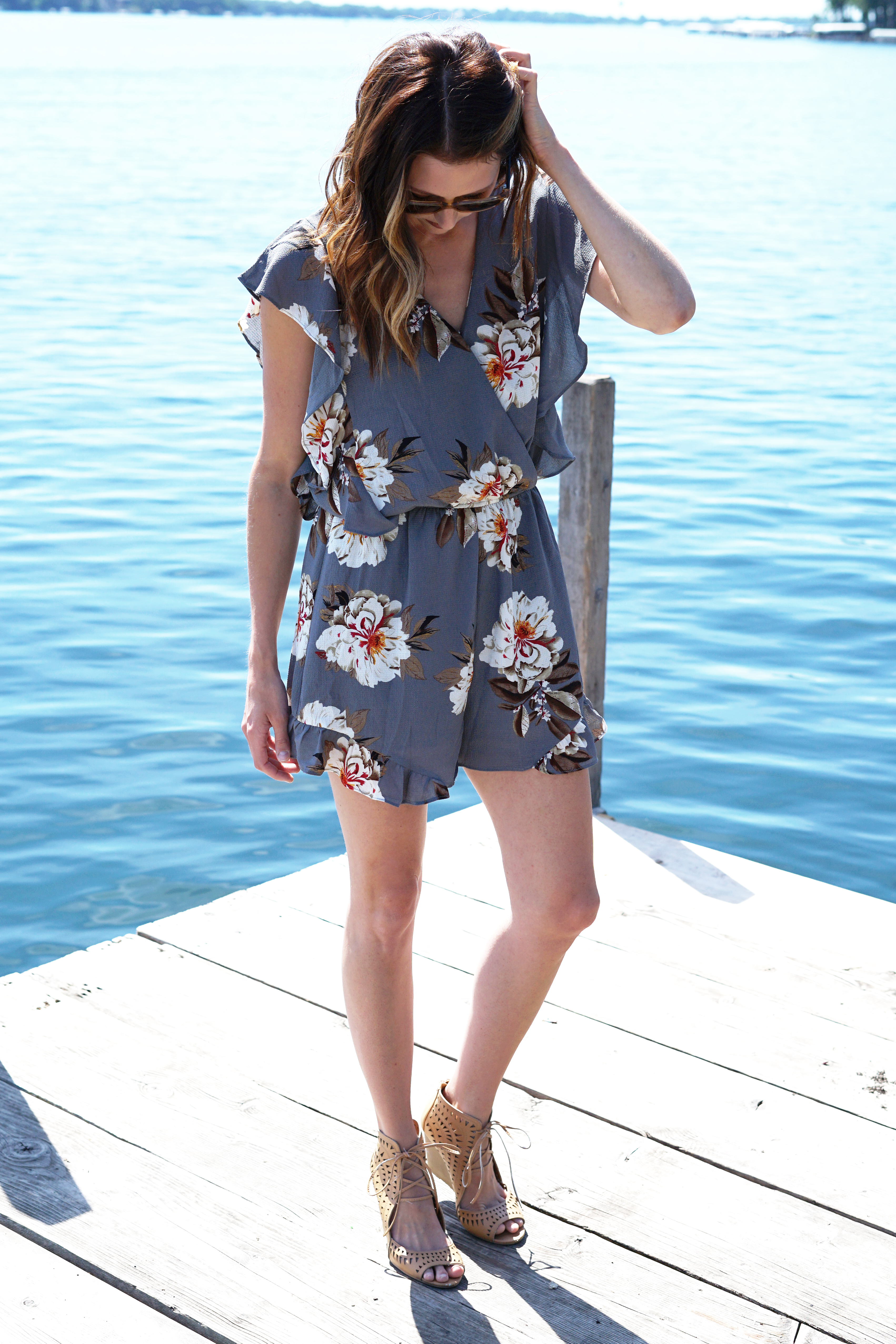floral romper - Midwest In Style