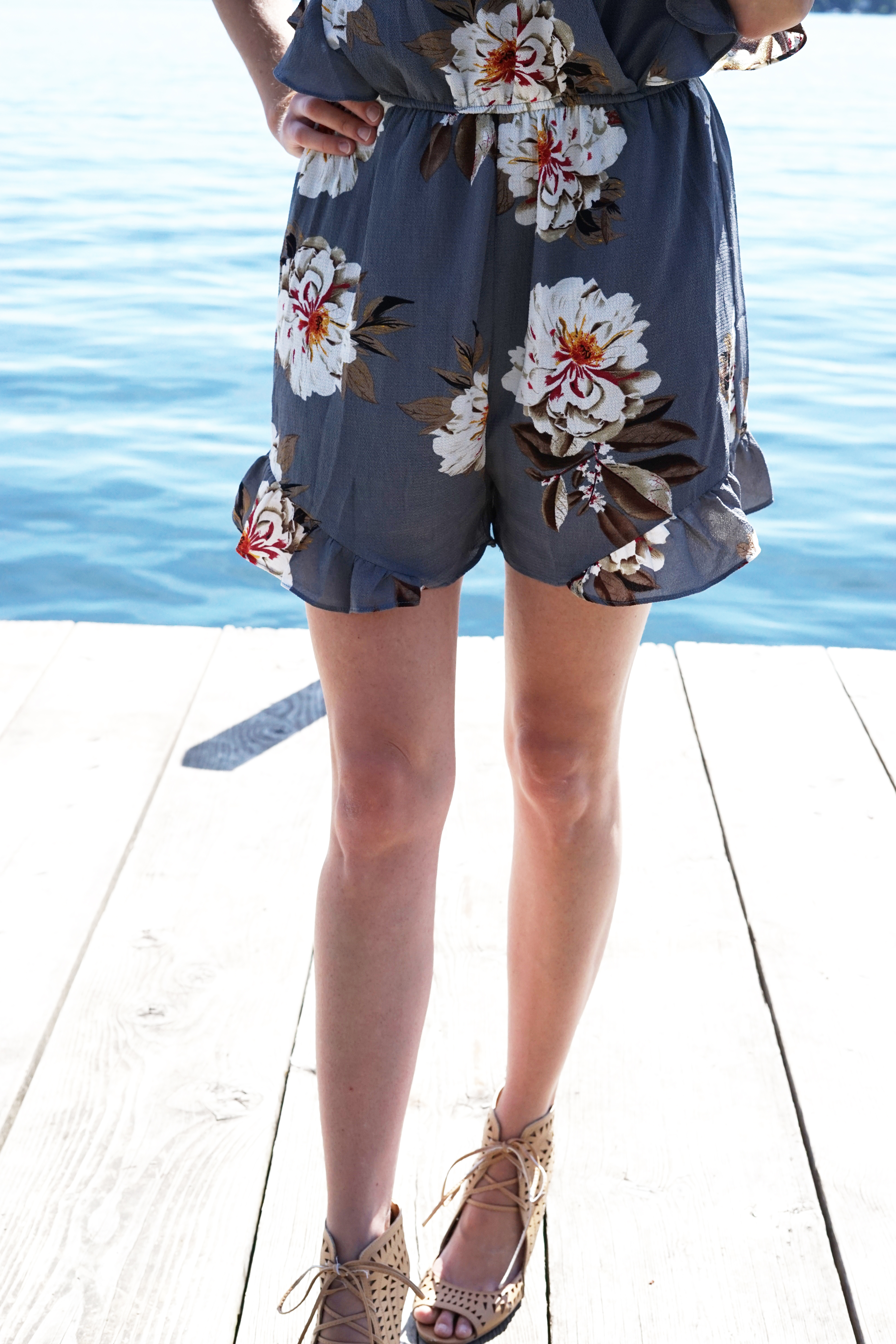 floral romper - Midwest In Style