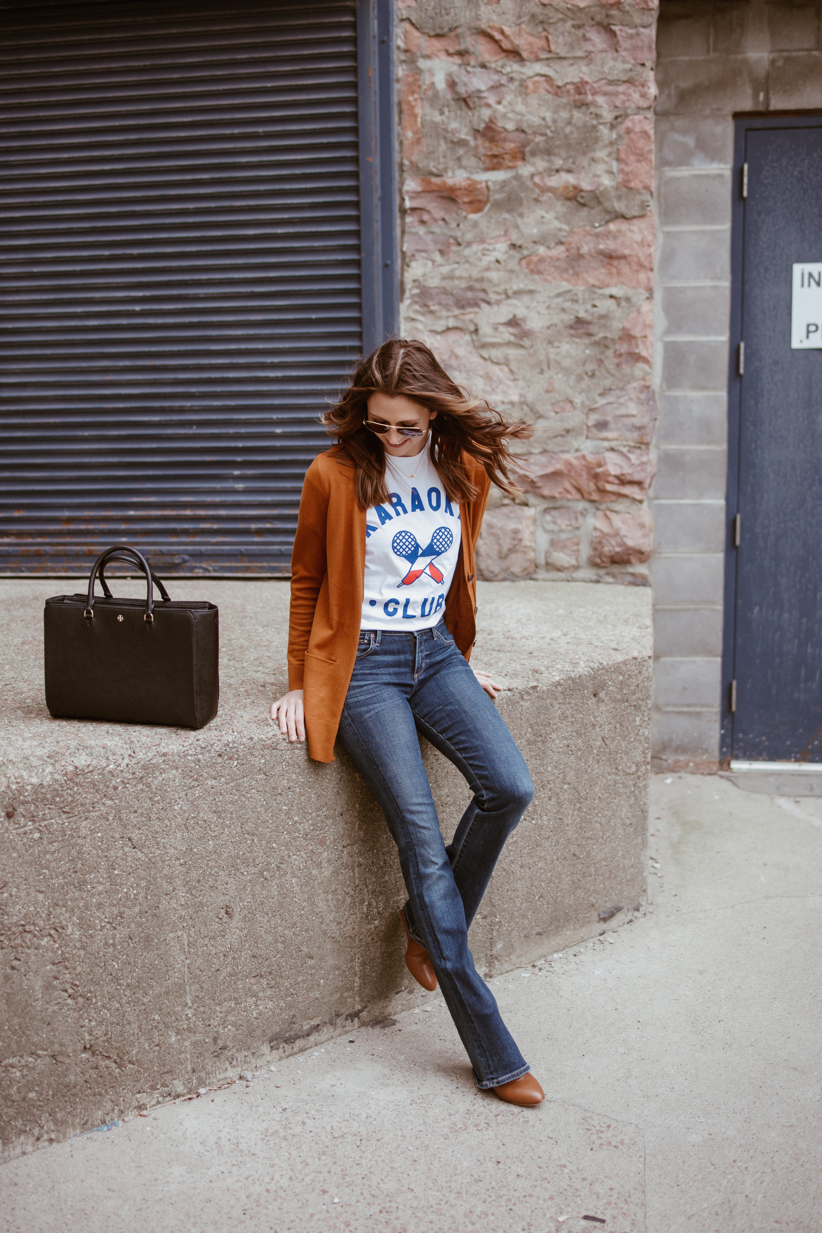 Graphic Tee and Flare Denim - Midwest In Style