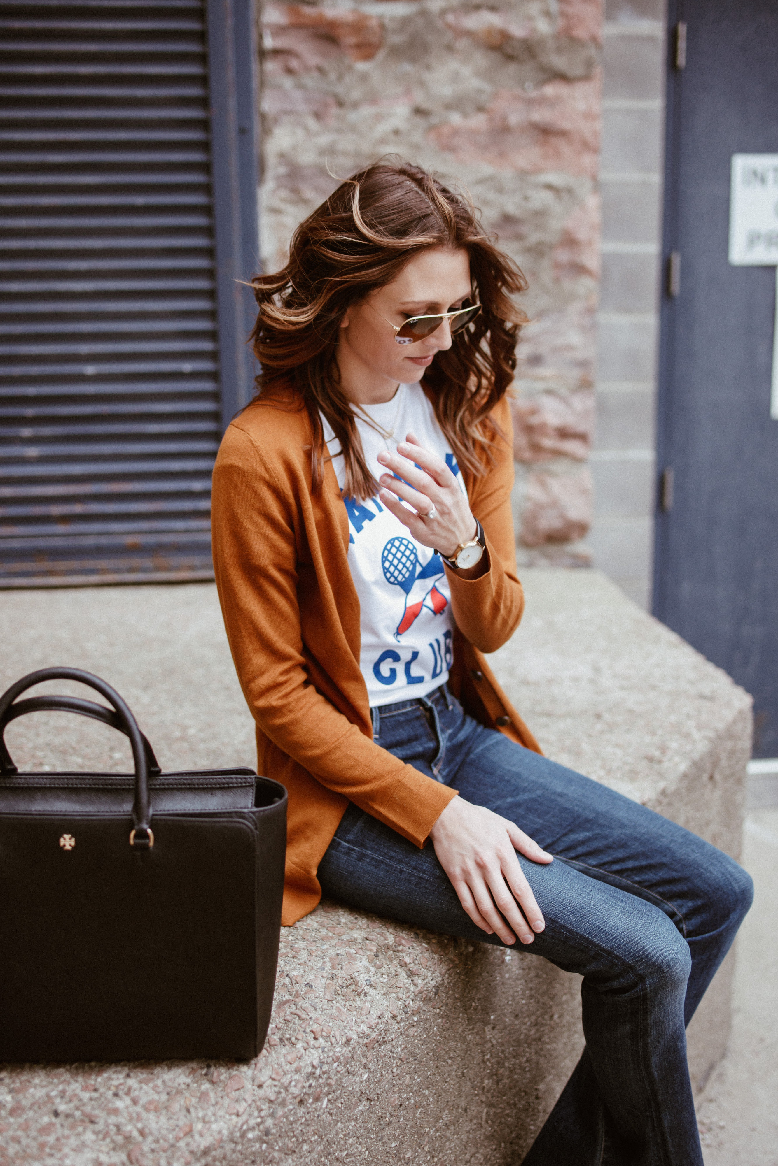 Graphic Tee and Flare Denim - Midwest In Style