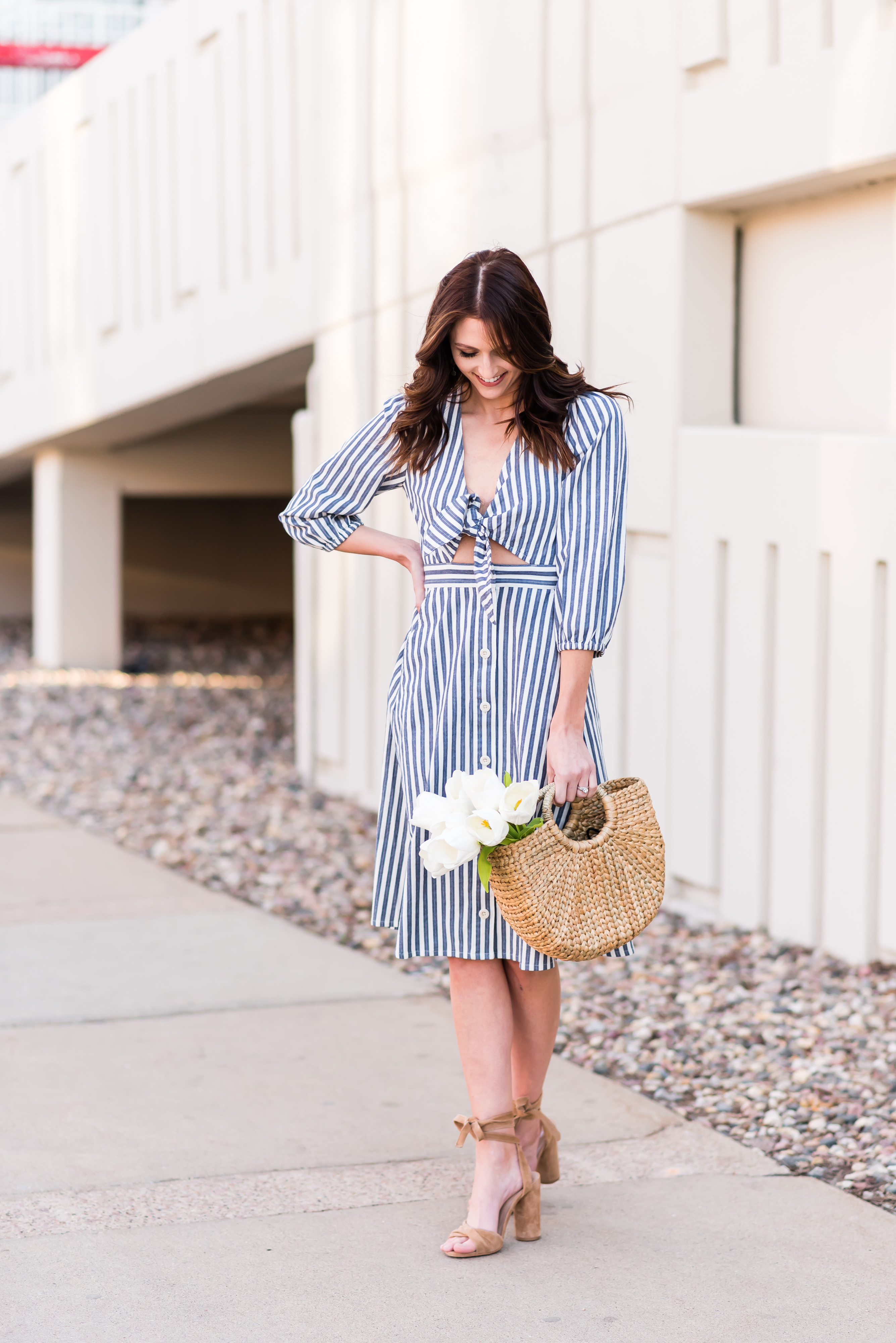 Tie Front Dresses - Midwest In Style