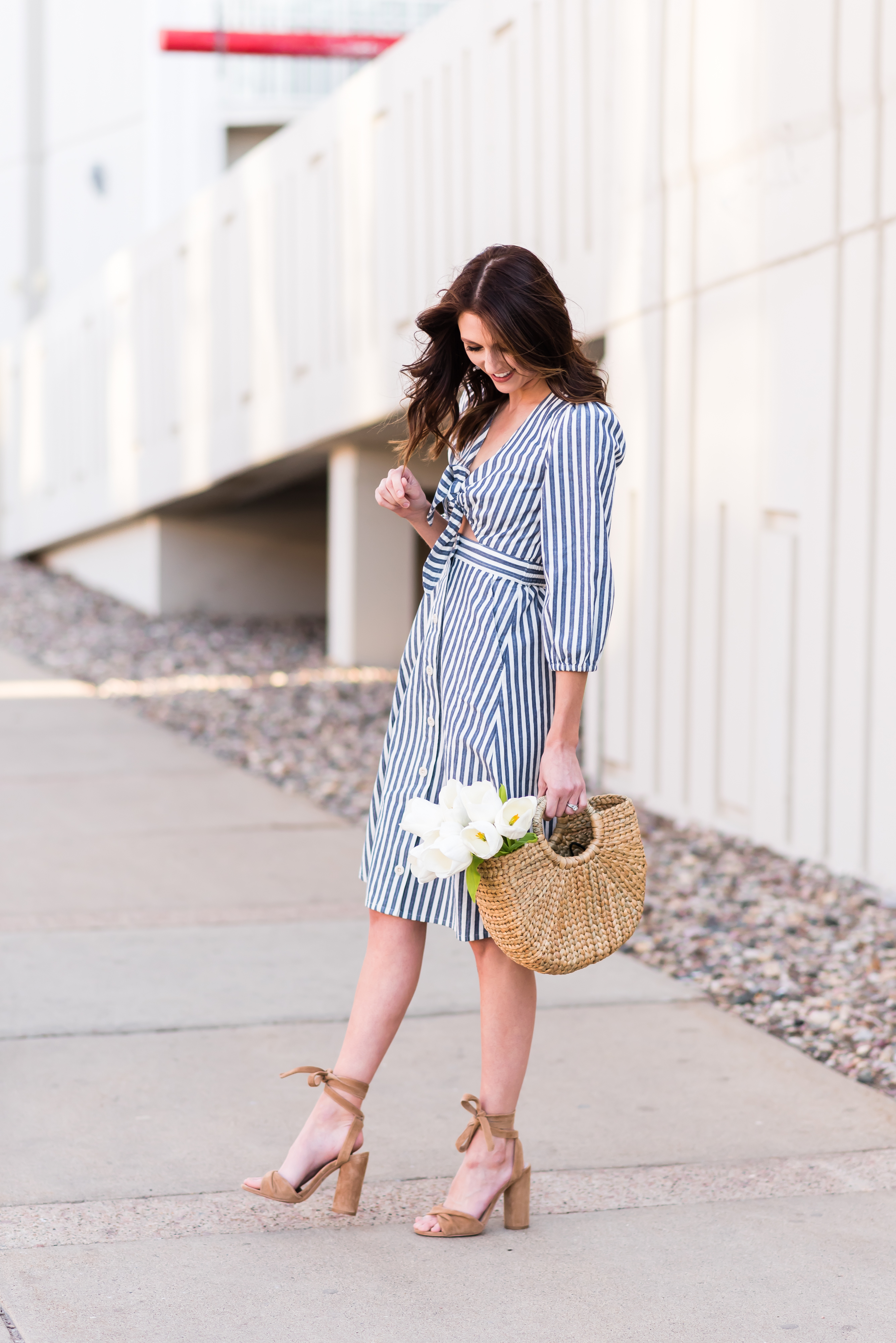Tie Front Dresses - Midwest In Style