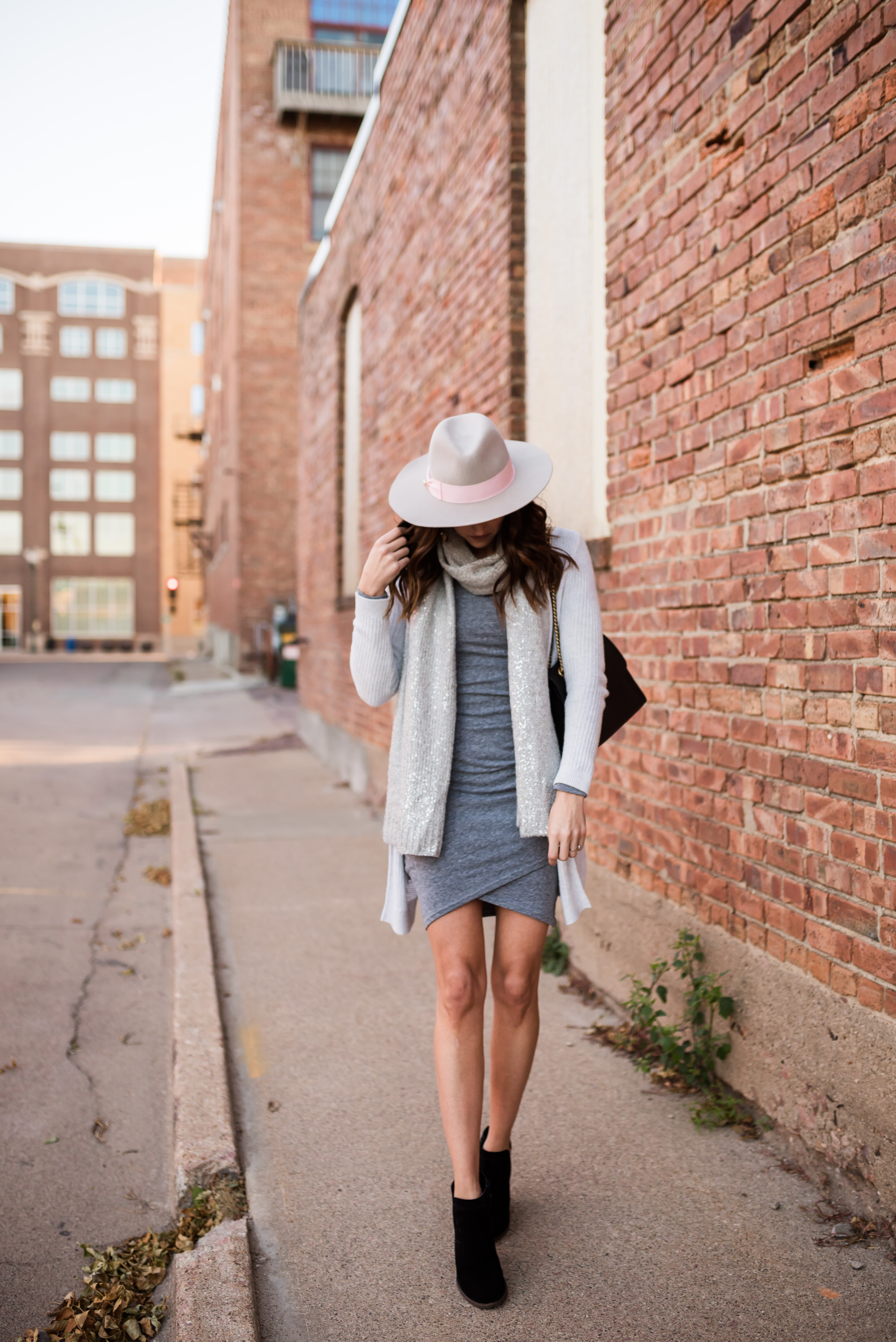 Long Sleeve Dress and cardigan - Midwest In Style