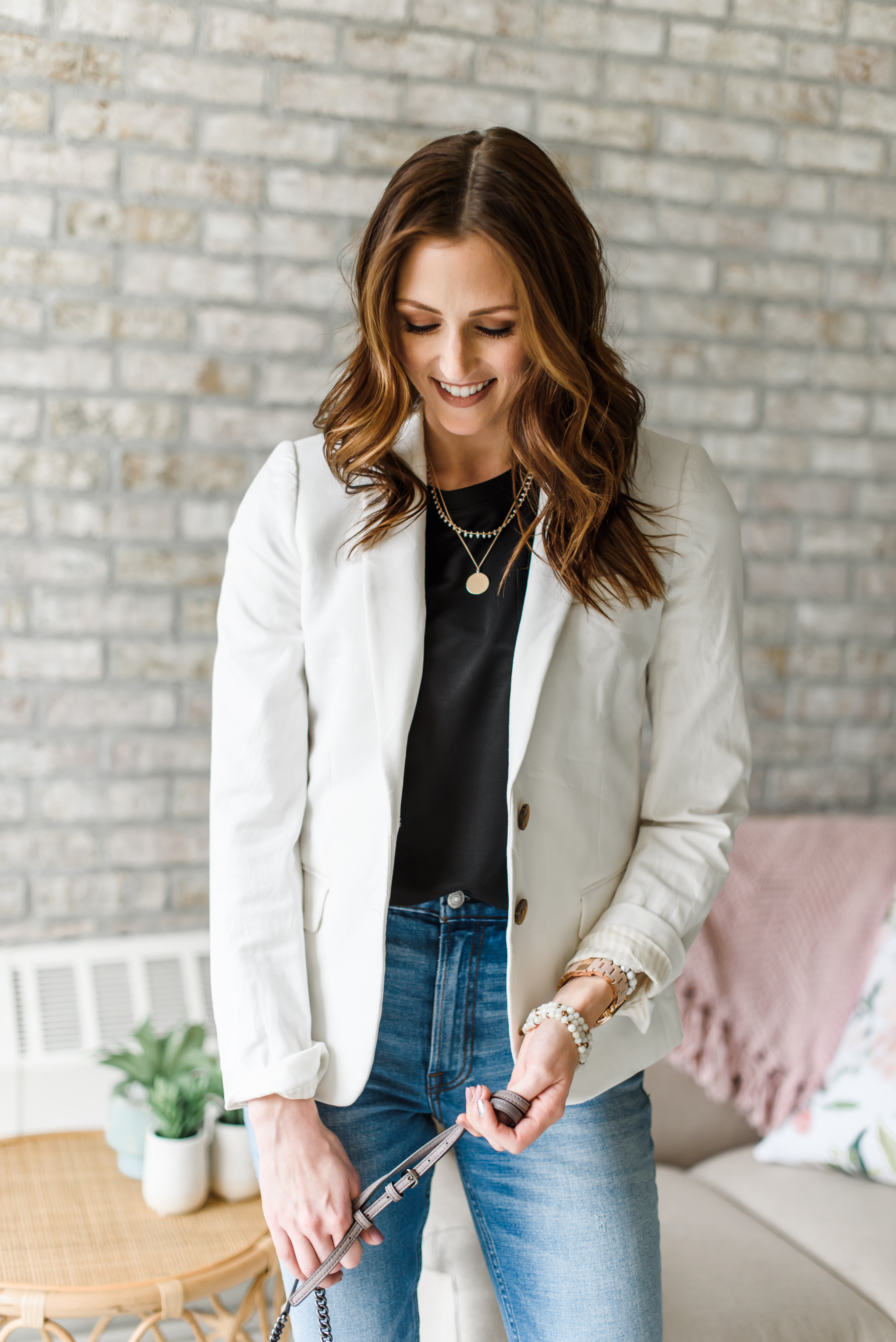 Blazer and mom jeans - Midwest In Style