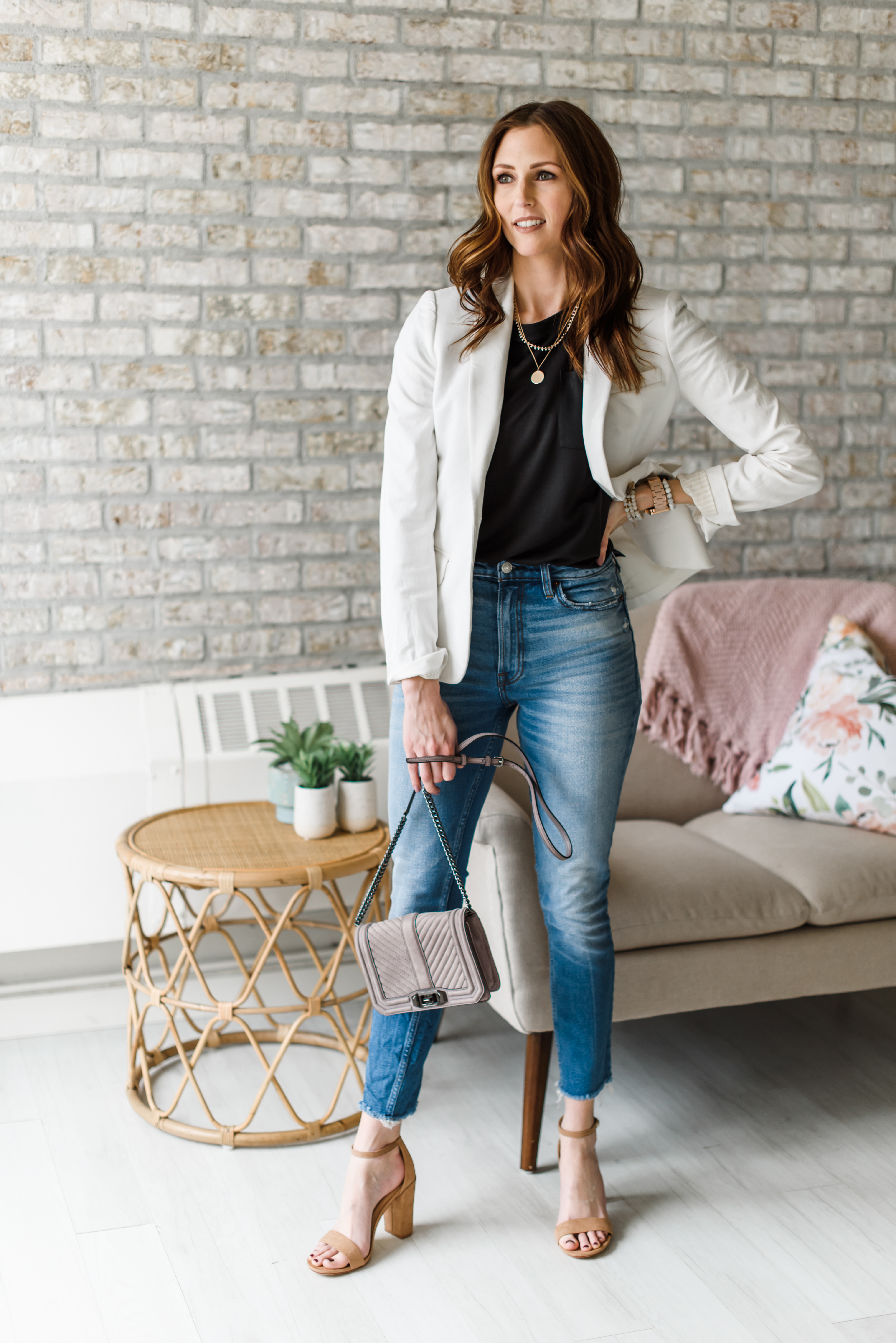 Blazer and mom jeans - Midwest In Style