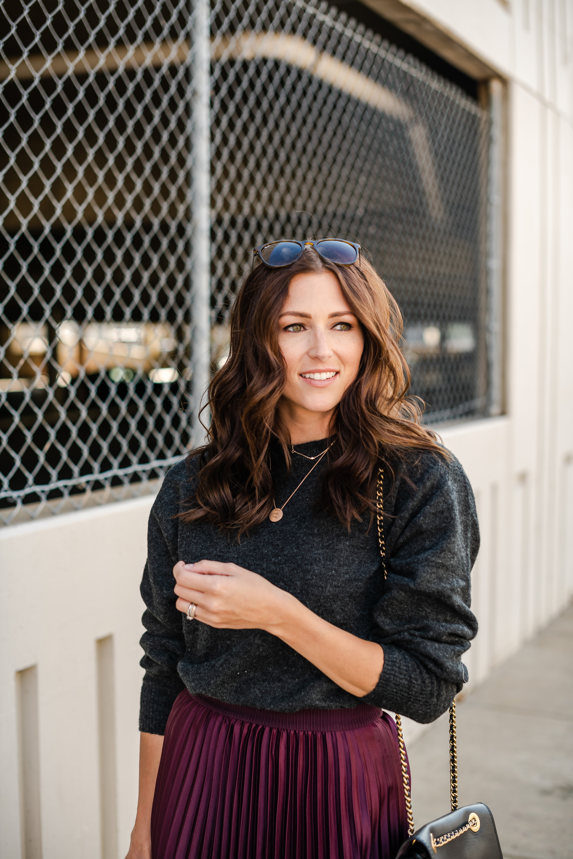 Pleated Midi Skirt - Midwest In Style