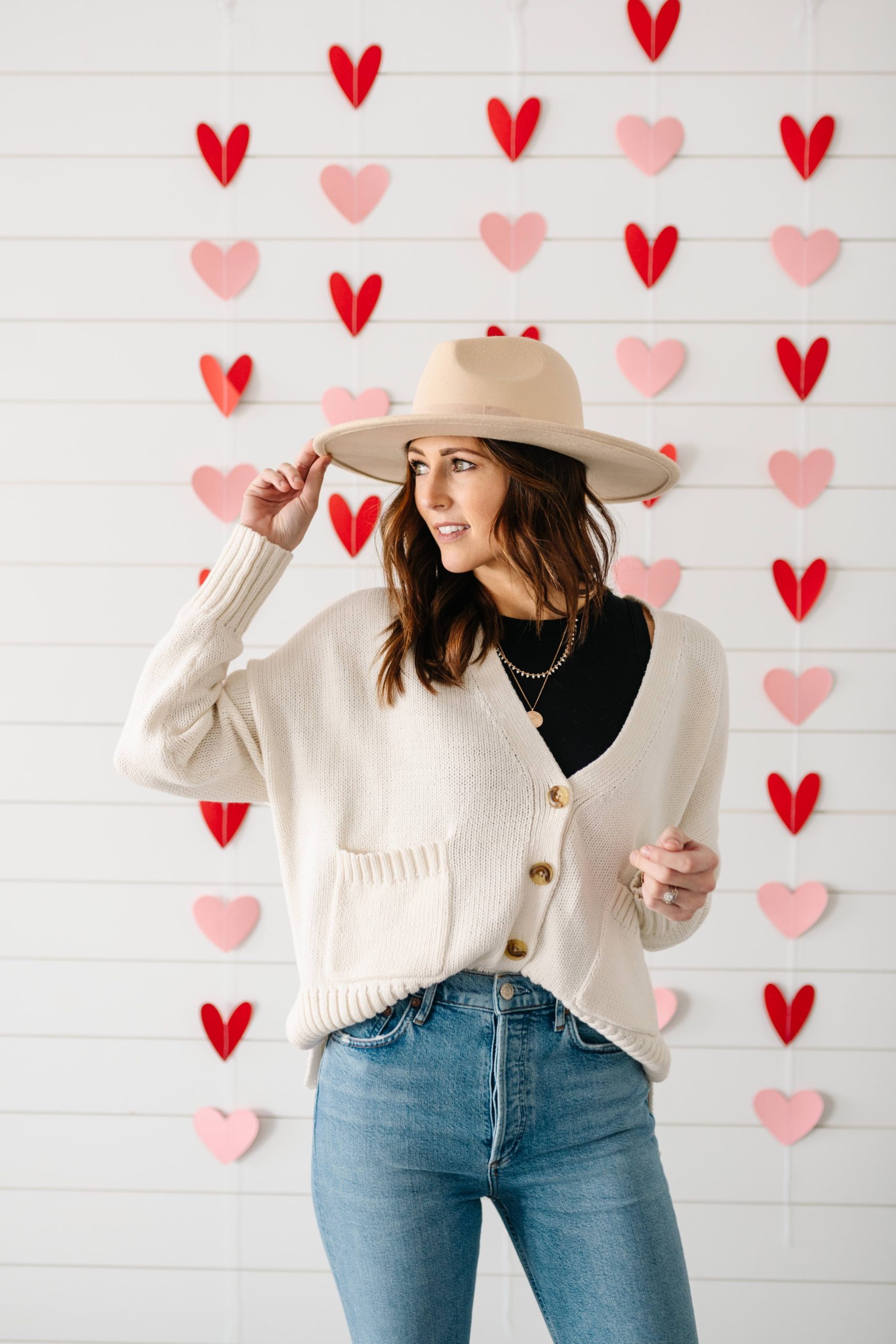 Classic Cardigan and Mom Jeans Midwest In Style